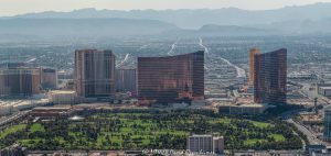 Wynn Las Vegas Hotel Casino and Golf Club Aerial View