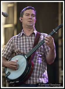 Dave Johnston with Yonder Mountain String Band at All Good Festival