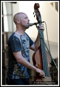 Ben Kaufmann with Yonder Mountain String Band at All Good Festival