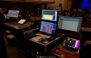 Concert production soundboard for Bob Weir & Wolf Bros